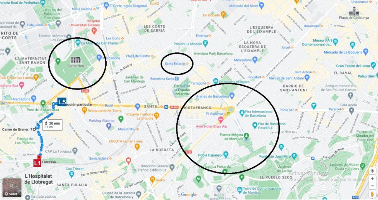 Apartaments B O D Collblanc L'Hospitalet de Llobregat Eksteriør bilde